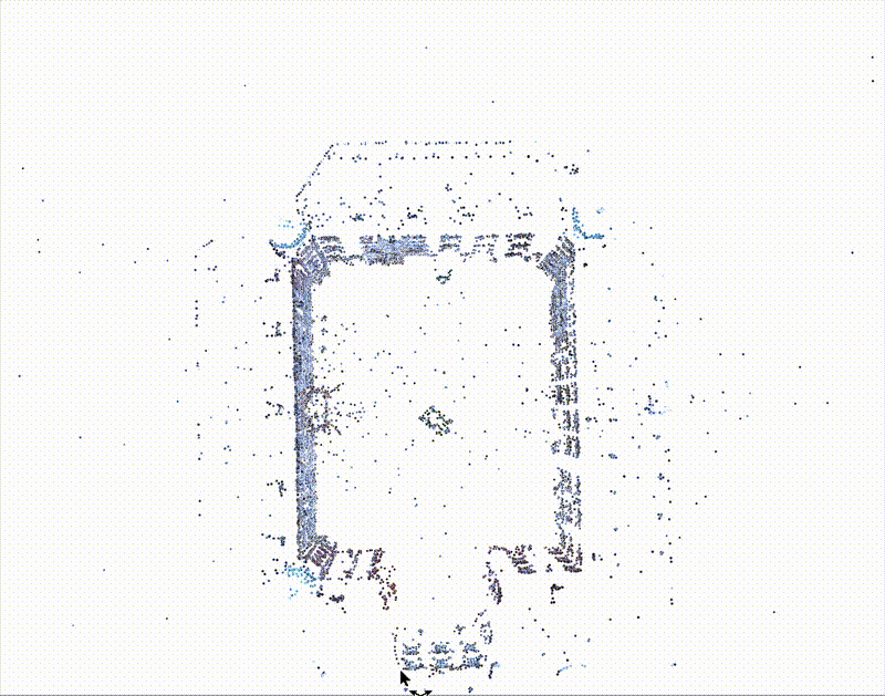 GLOMAP sparse point cloud reconstruction result